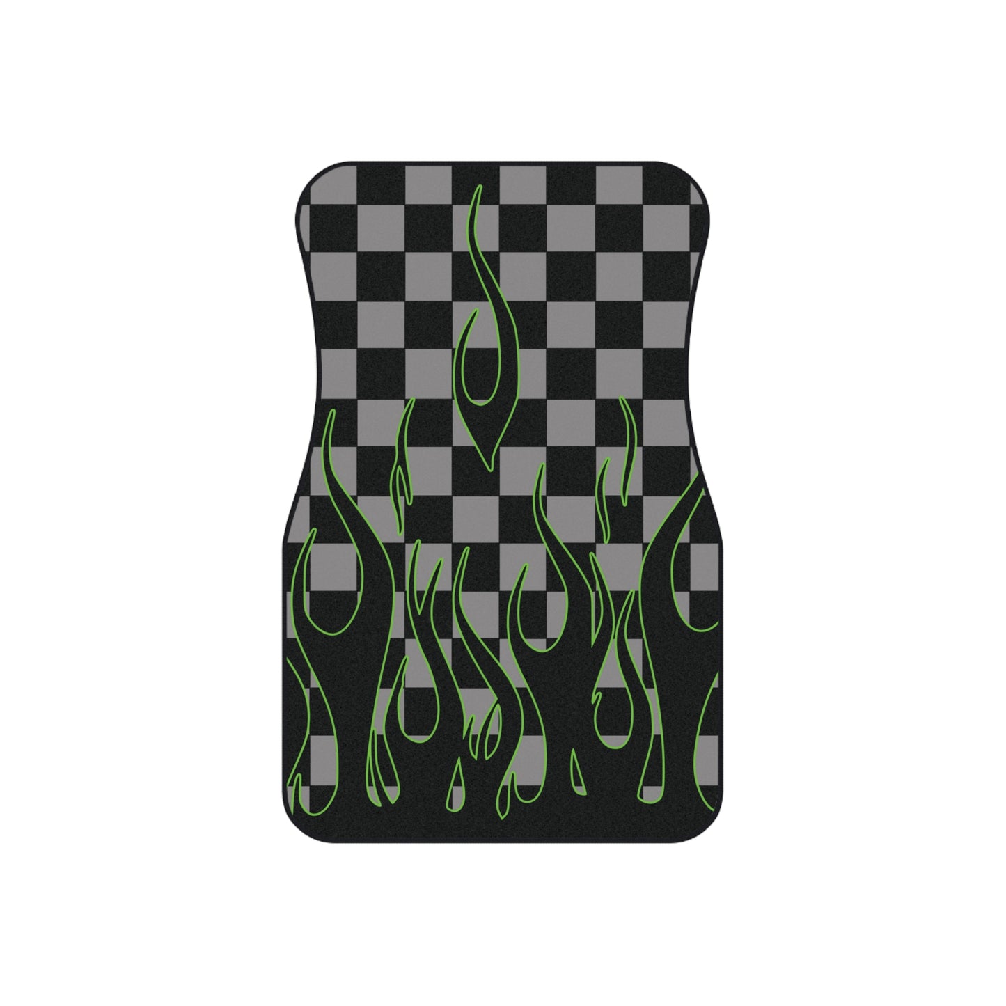 Flaming Green Style Floor Mat