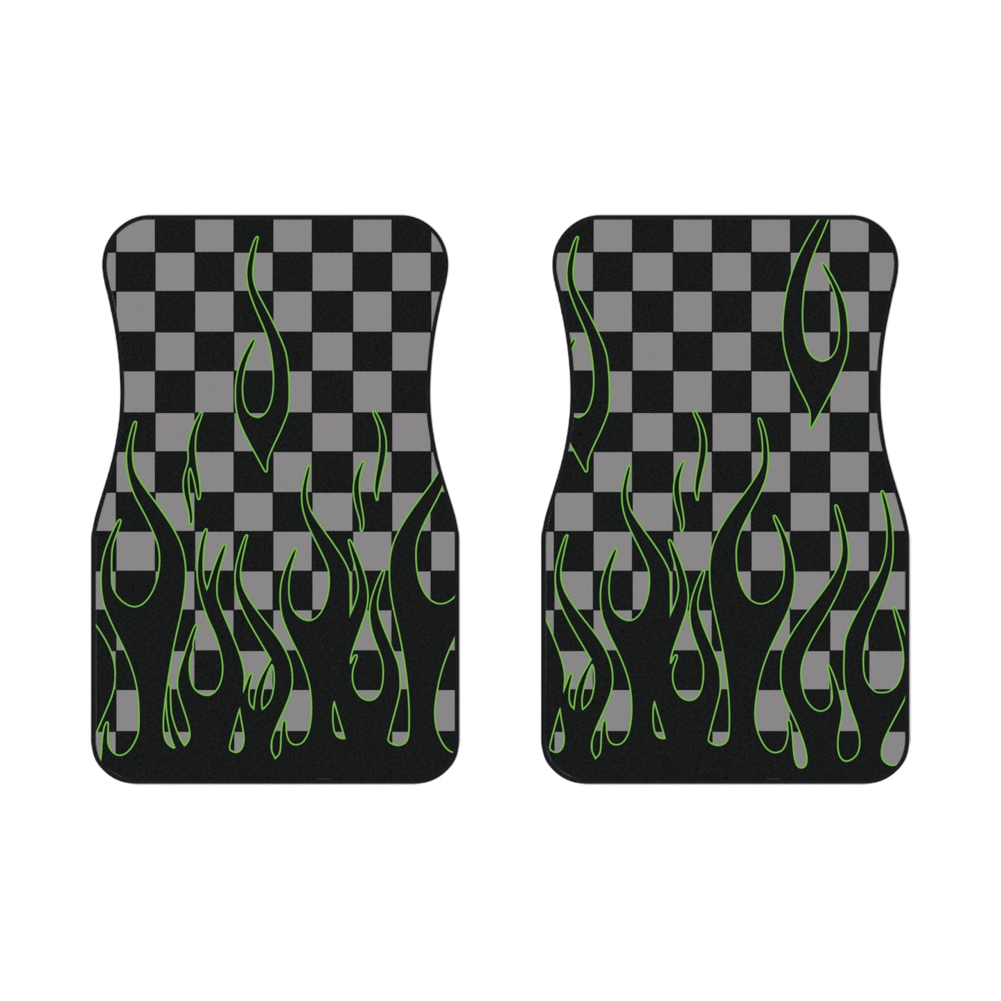 Flaming Green Style Floor Mat