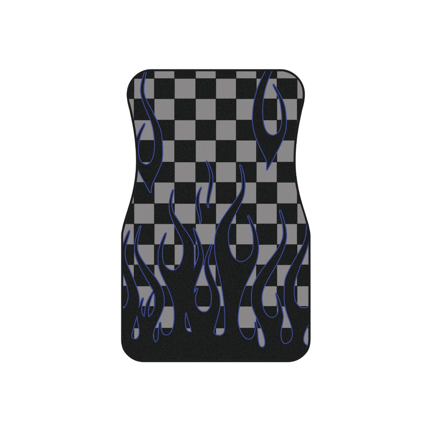Flaming Blue Style Floor Mat