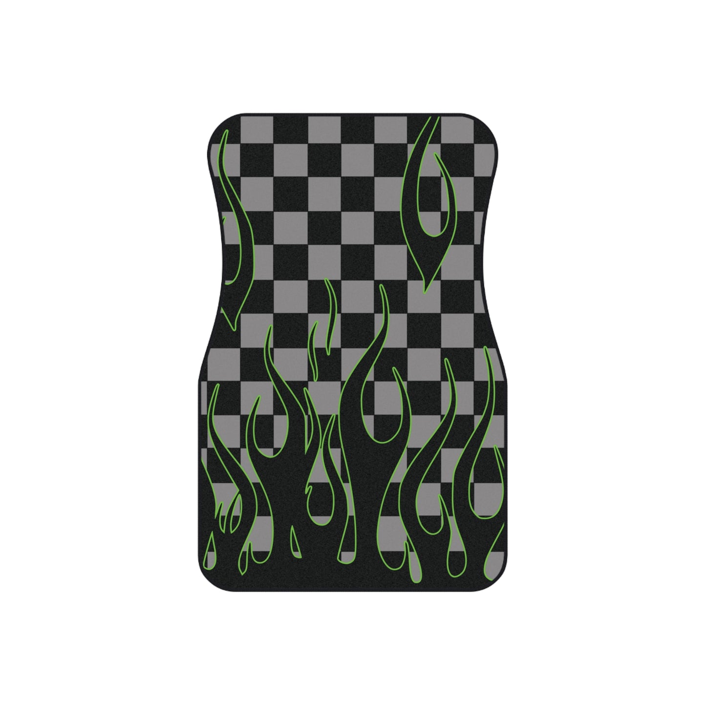 Flaming Green Style Floor Mat