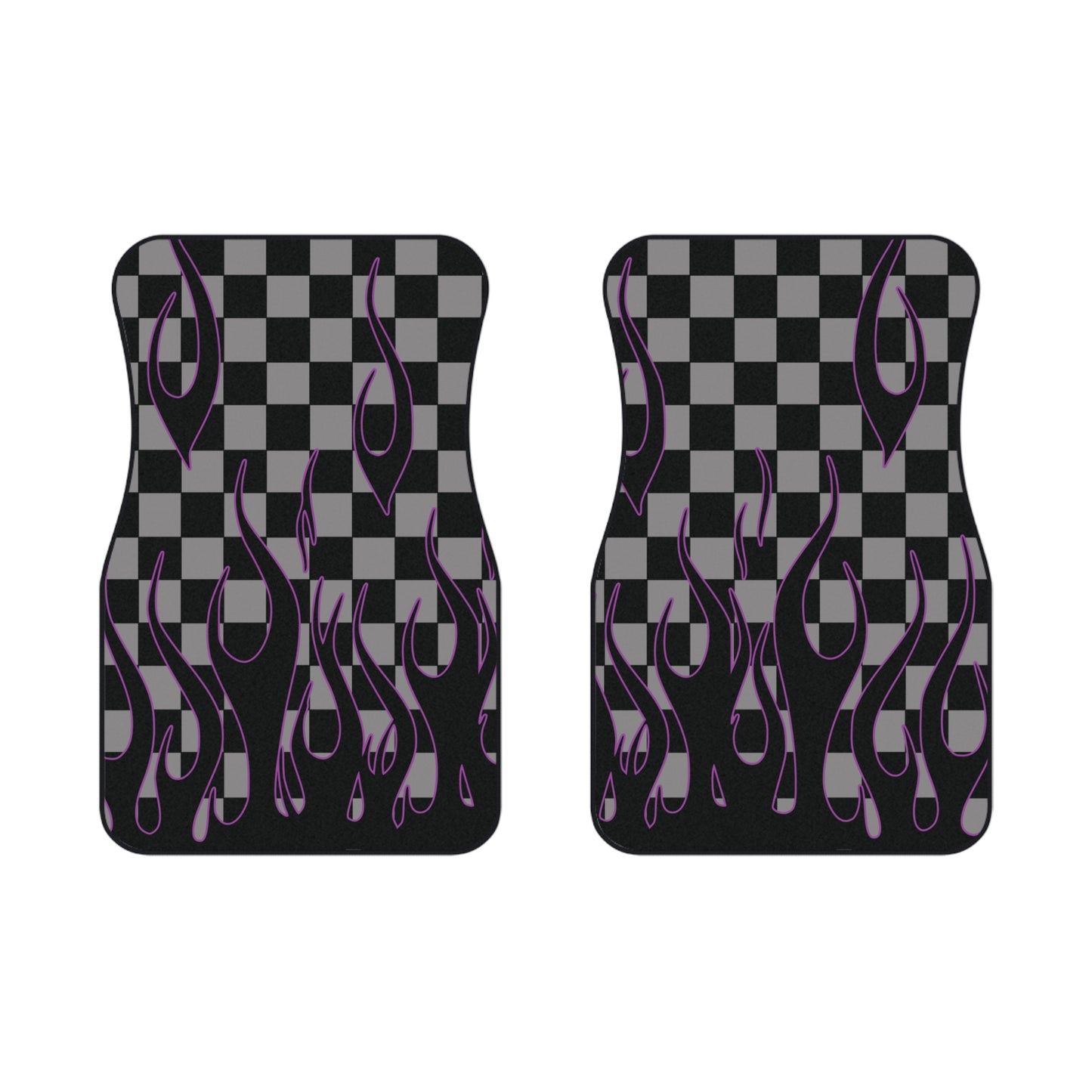 Flaming Purple Style Floor Mat