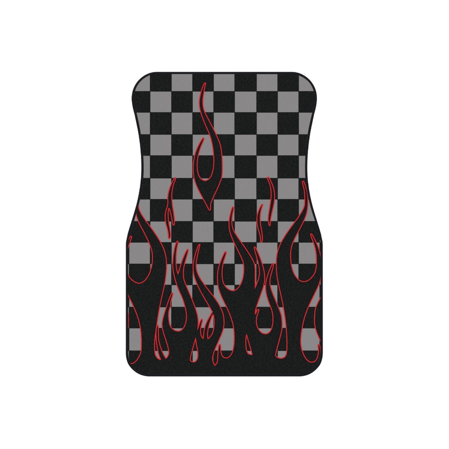 Flaming Red Style Floor Mat