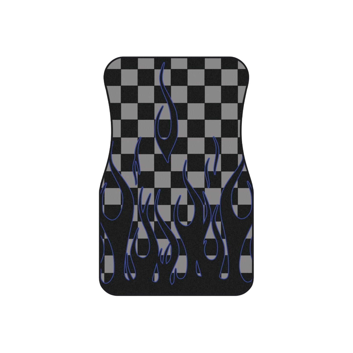 Flaming Blue Style Floor Mat