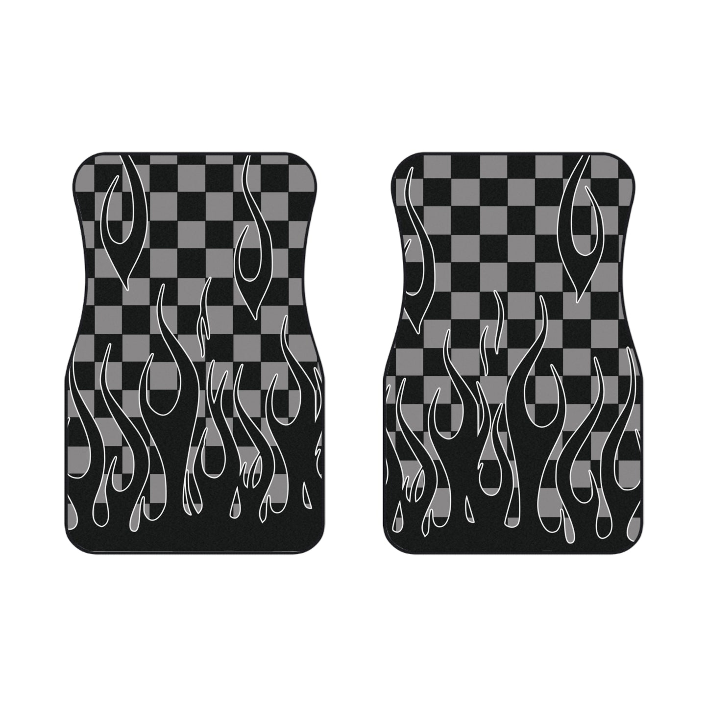 Flaming Gray Style Floor Mat