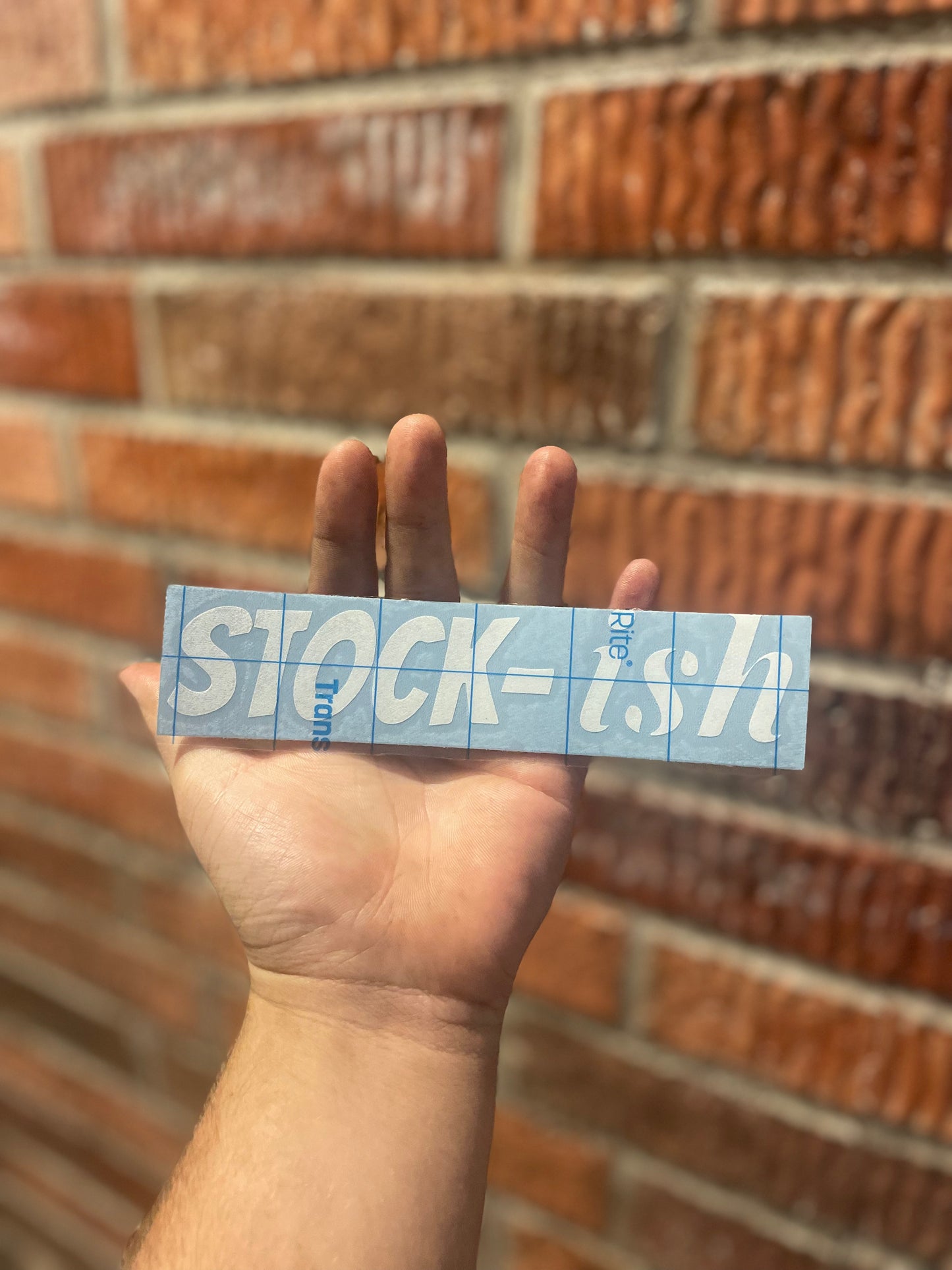 Stock-ish Small Decal