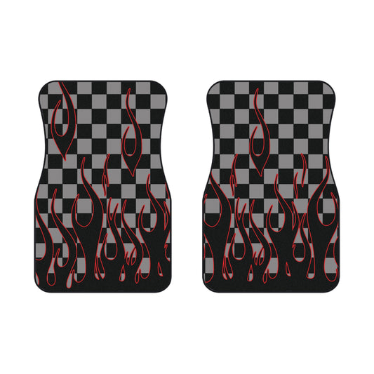Flaming Red Style Floor Mat