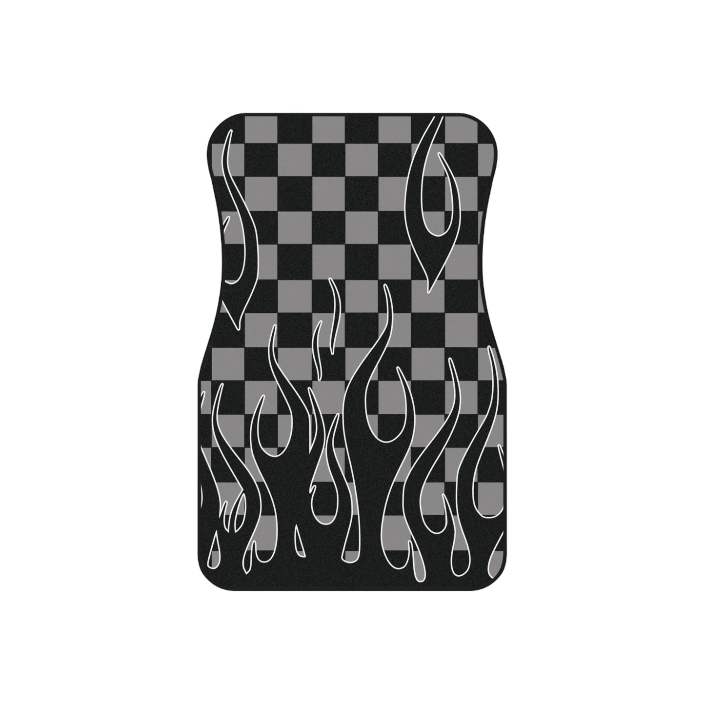 Flaming Gray Style Floor Mat