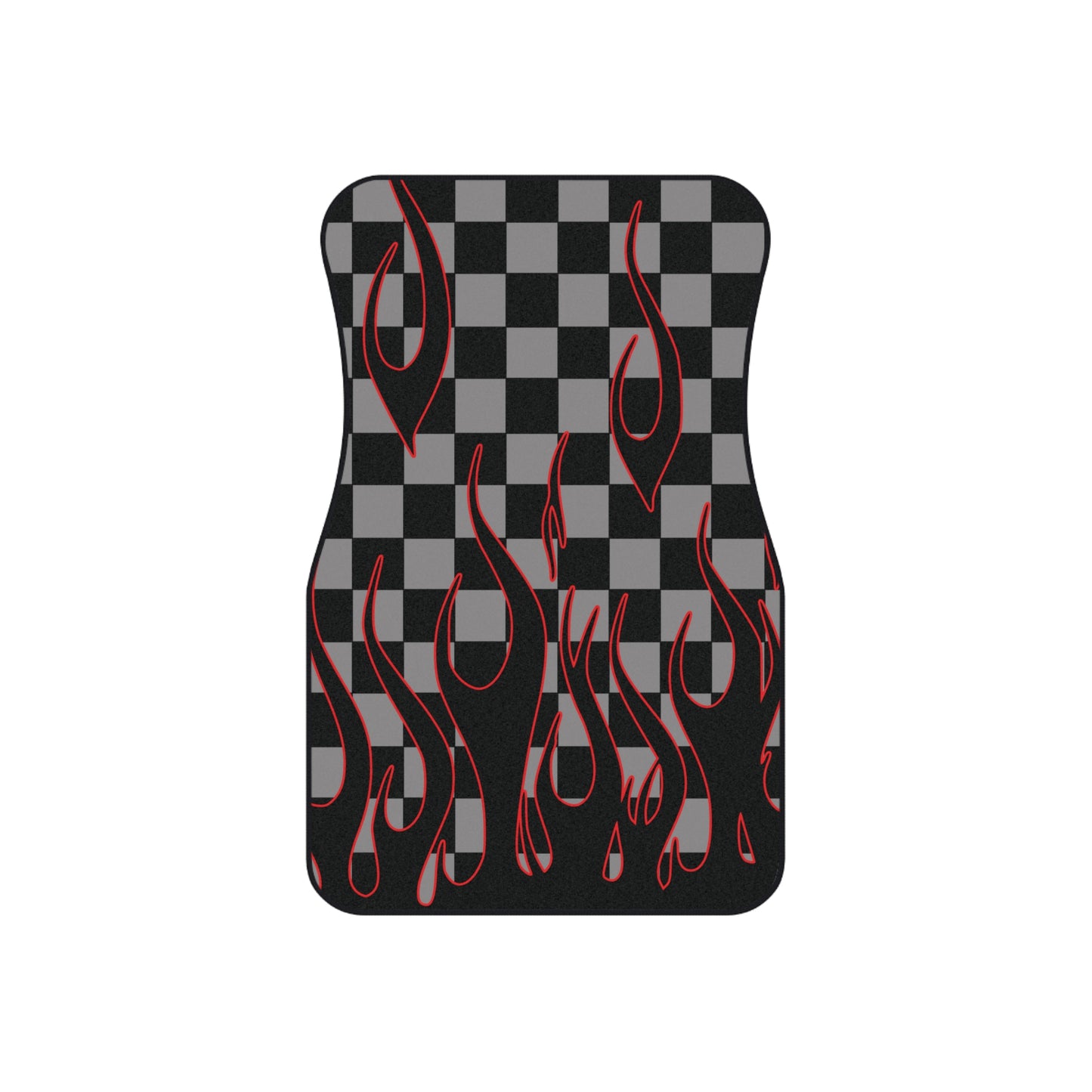 Flaming Red Style Floor Mat
