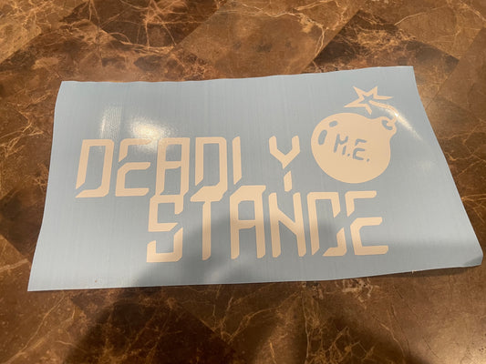 Deadly Stance Decal