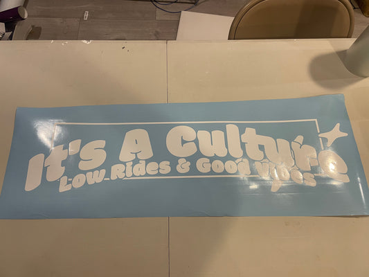 It’s a Culture Banner