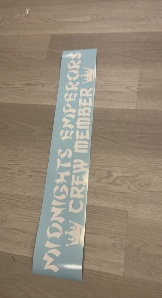 {MEMBERS ONLY} Crew Banner